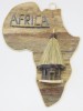 Banana Leaf Hut on Africa Map