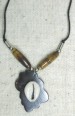 Dark colored Africa &amp; Cowry Necklace