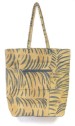 Soft Leather Zebra Print Tote Bag