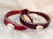 Single Cowry Shell Bracelet on Wide Leather Band