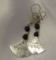 Tuareg Silver Earrings - Pendant