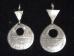 Tuareg Silver Earrings - Circles