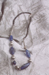 Blue Bead - Oval &amp; Tuareg Silver Necklace