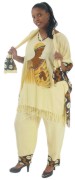 3pc Hand Painted Pant Set - Hand Painted African B