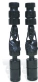 Ebony Candle Stands