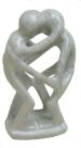 Soapstone Kissing Sculpture - 8&quot;