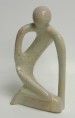 Soapstone &quot;Contemplation&quot; Statue - 8&quot;