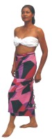 Sarong-Pink And Purple Multi Color