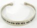 Tuareg Silver Bracelet - Flat 1/2&quot;