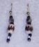 Tuareg Zebra Bead Earrings