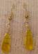 Fulani Wedding Earrings - Yellow