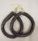 Black Coconut Bead Earrings