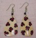 Horn earrings - Leopard