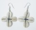 Four Cowry Shell Earrings