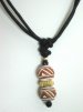 Terra Cotta Bead Necklace - Tan