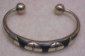 Large Round Silver Bracelet