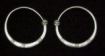 Tuareg Silver Earrings - Hoops