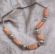 Large Red Agate &amp; Tuareg Silver Bead Necklace