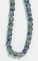 Small Recycled Glass Beads Blue Eye Design