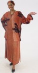 African Artistry Dress, Jacket &amp; Scarf/Headwrap