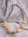 Amber &amp; Tuareg Silver Bead Necklace